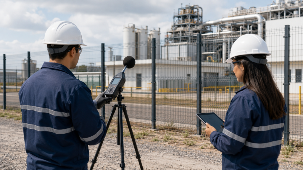 Infraestructura industrial para evaluación de condiciones ambientales